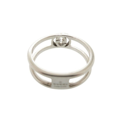 Gucci Interlocking 925 Sterling Silver Ring