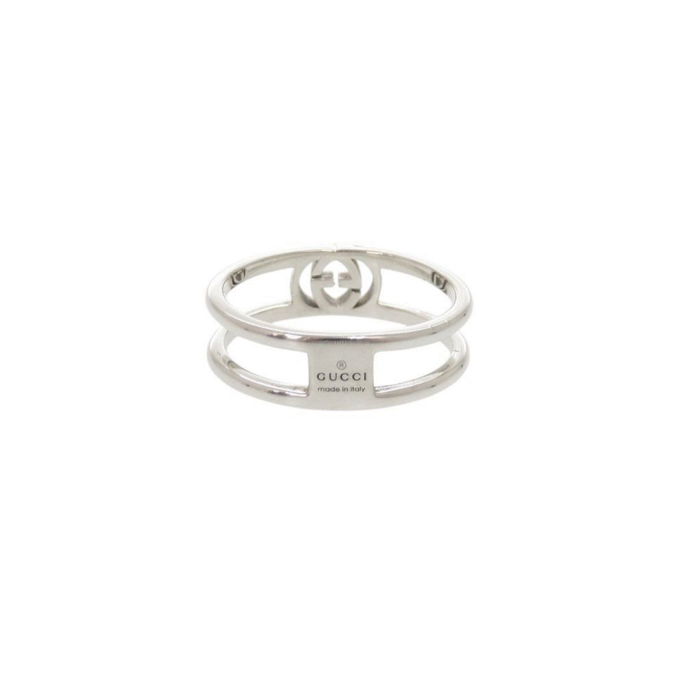 Gucci Interlocking 925 Sterling Silver Ring — view 3