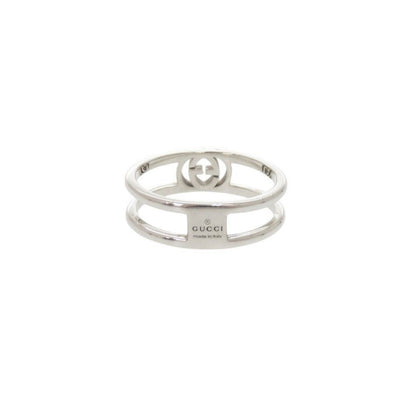 Gucci Interlocking 925 Sterling Silver Ring