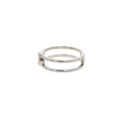 Gucci Interlocking 925 Sterling Silver Ring — view 2