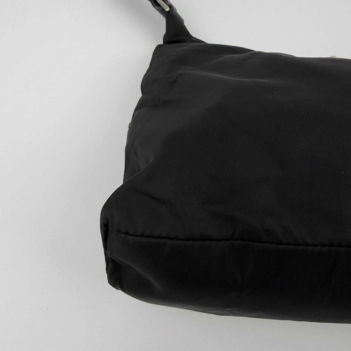Prada Shoulder Bag Black Nylon Vintage — view 8
