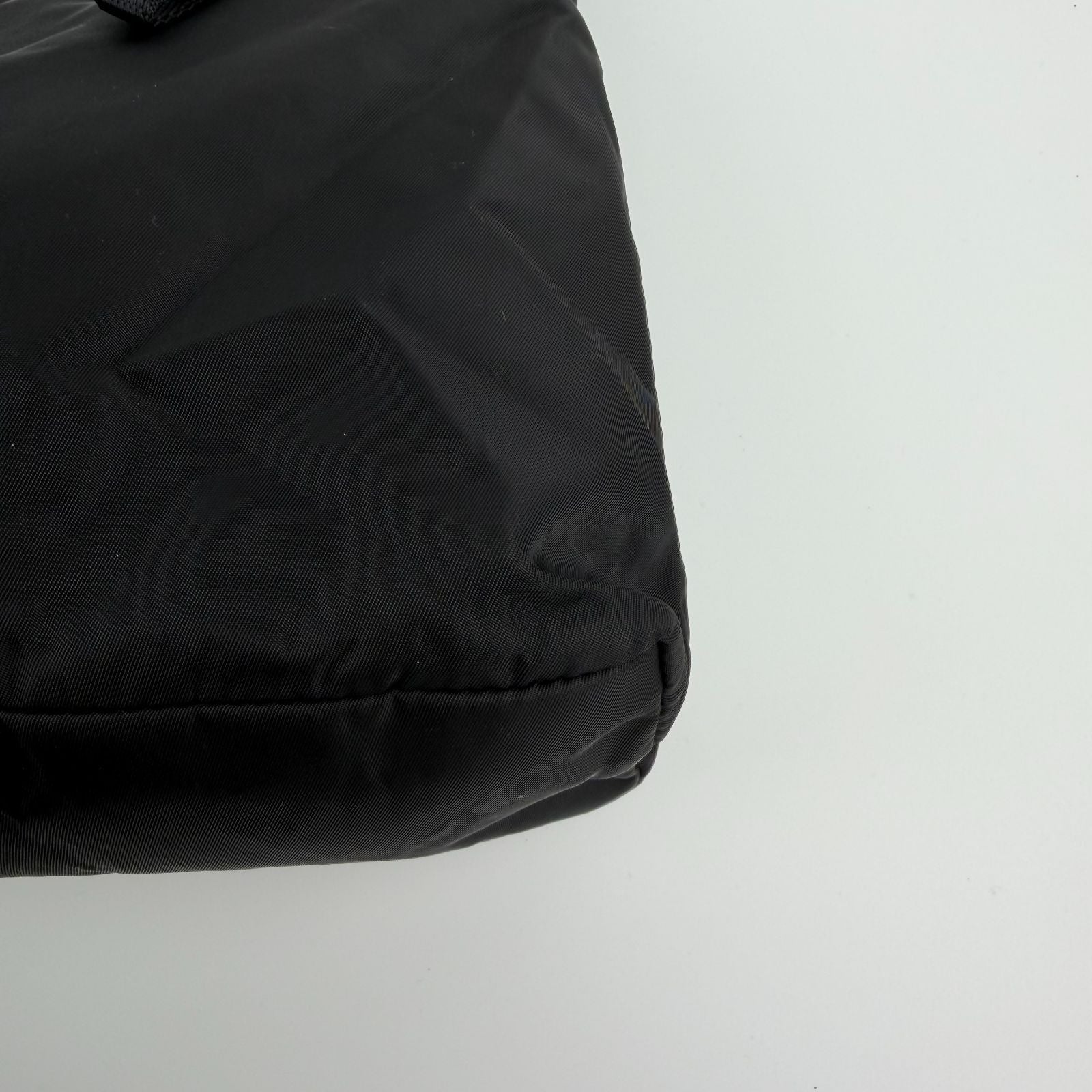 Prada Shoulder Bag Black Nylon Vintage — view 9