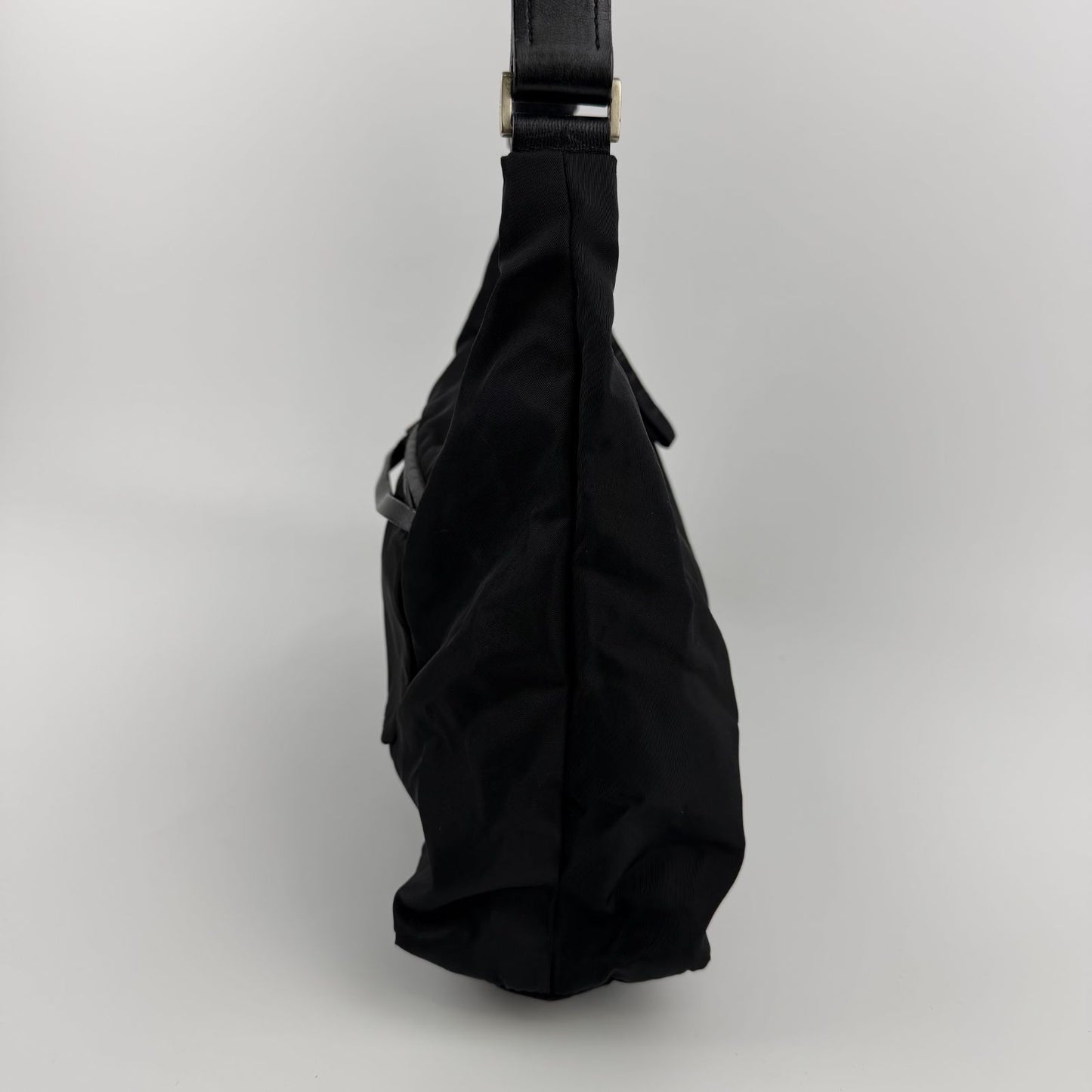 Prada Shoulder Bag Black Nylon Vintage — view 6