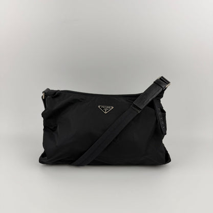 Prada Shoulder Bag Black Nylon Vintage — view 4
