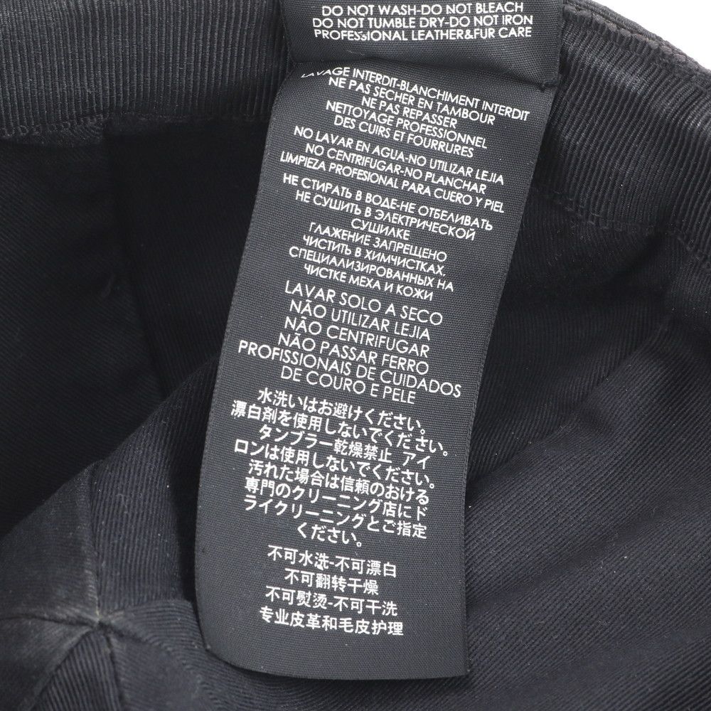 Gucci GG Canvas Sherry Line Baseball Cap Hat Black Ree — view 9