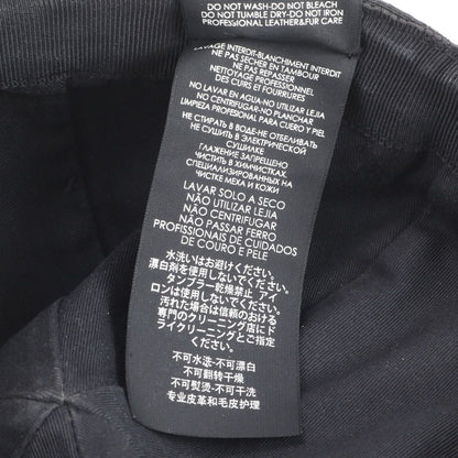 Gucci GG Canvas Sherry Line Baseball Cap Hat Black Ree — view 9
