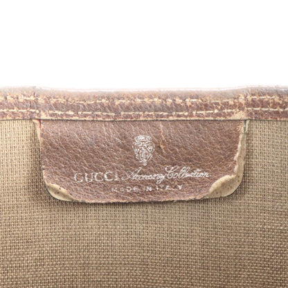 Gucci GG Supreme Sherry Line Leather Tote Shoulder Business Document Ene — view 8