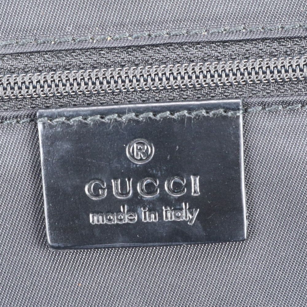 Gucci Interlocking Leather Business Document Briefcase Tote Ene — view 8