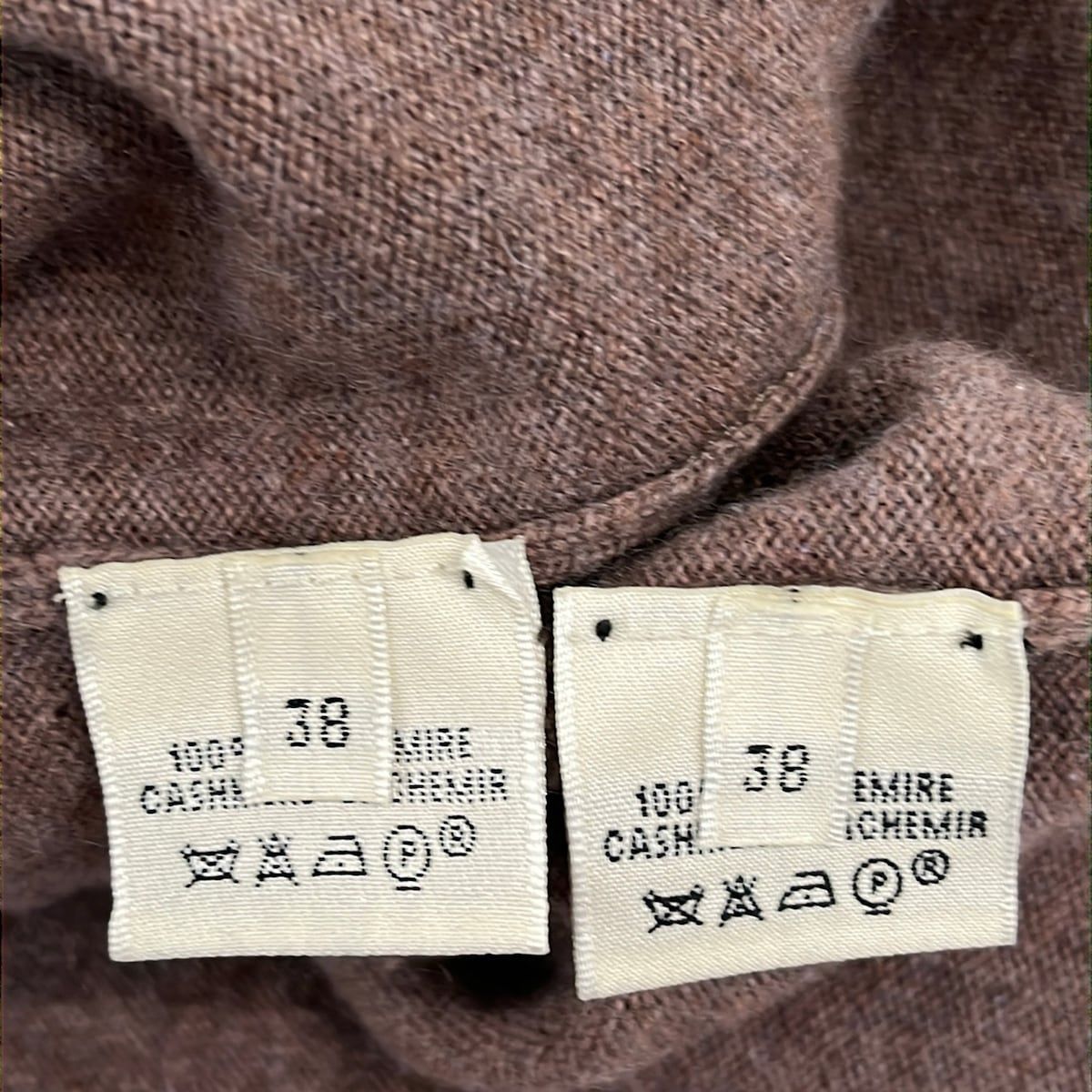 Hermes Ensemble Pink Beige Cashmere — view 6