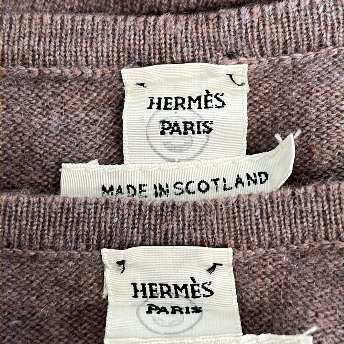 Hermes Ensemble Pink Beige Cashmere — view 4