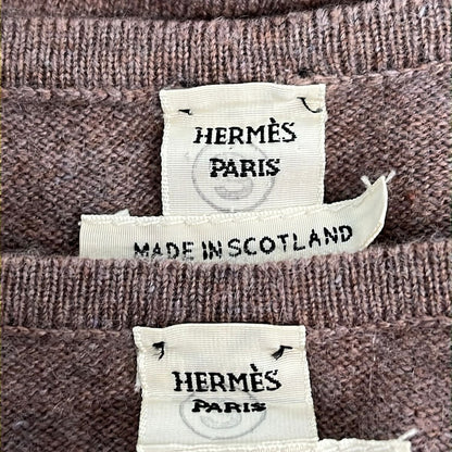 Hermes Ensemble Pink Beige Cashmere — view 4