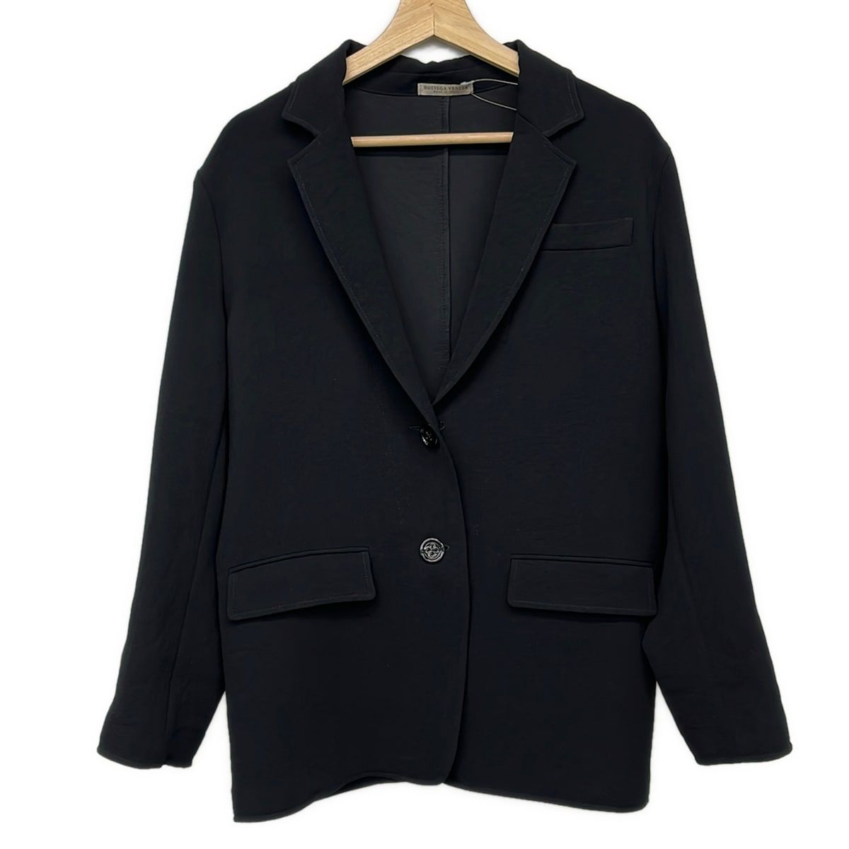 Bottega Veneta Jacket 36 S Black Long Sleeve Spring Autumn