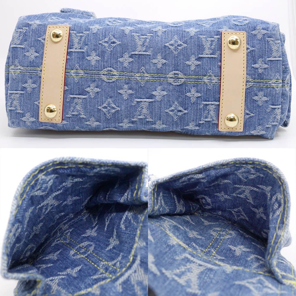 Louis Vuitton Carryall Cargo PM Monogram Denim Blue GD Shoulder Bag — view 5