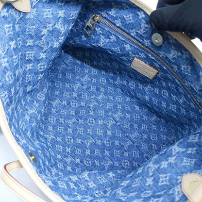 Louis Vuitton Carryall Cargo PM Monogram Denim Blue GD Shoulder Bag — view 6