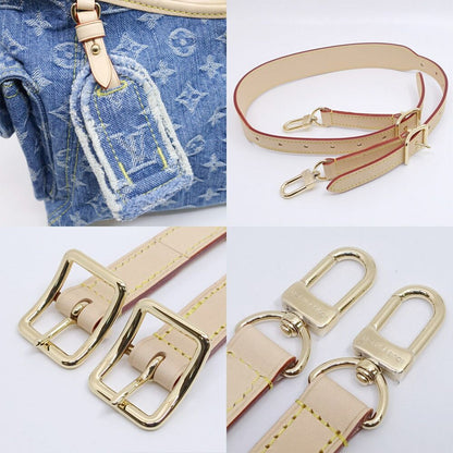 Louis Vuitton Carryall Cargo PM Monogram Denim Blue GD Shoulder Bag — view 9