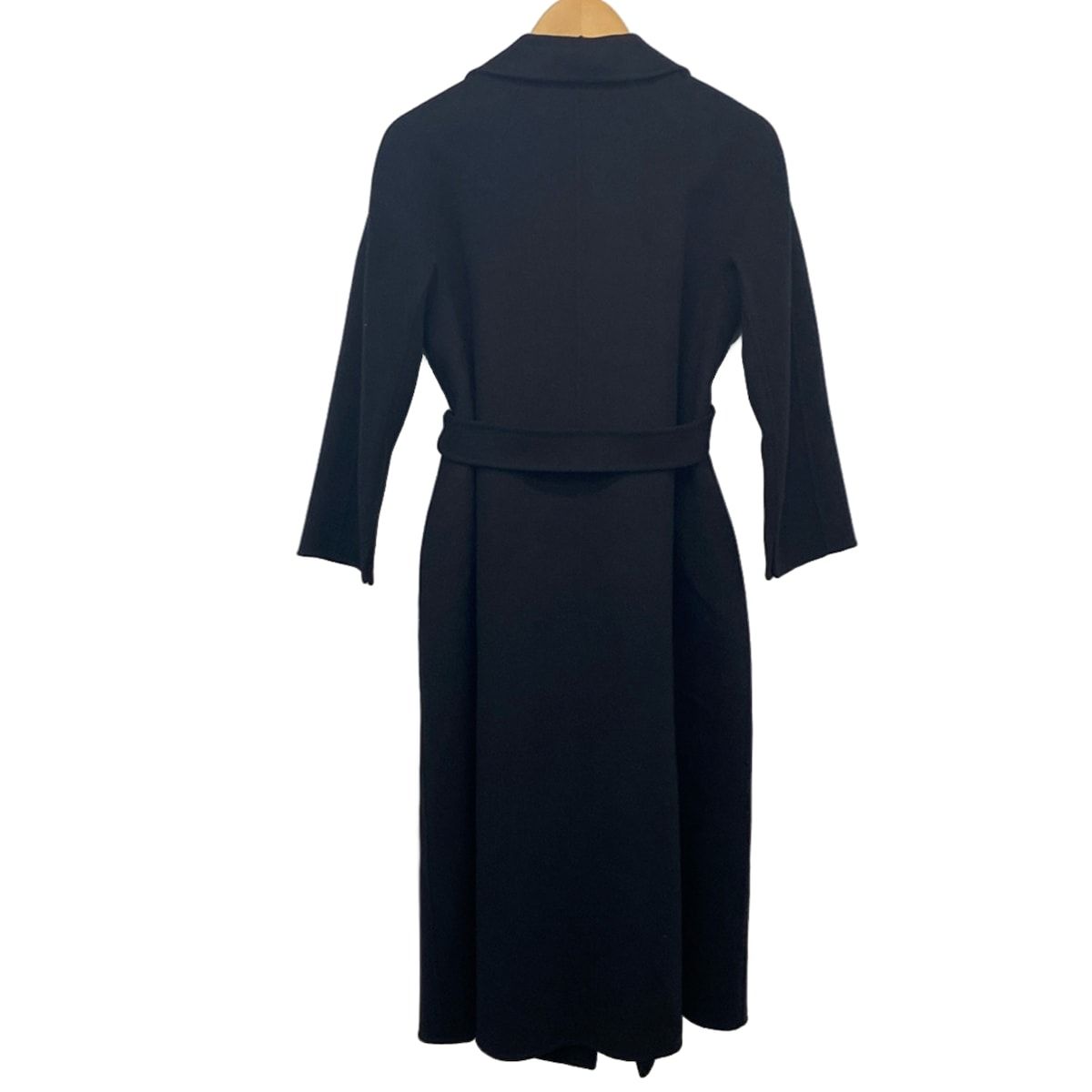 Max Mara S Coat 36 S Black Long Sleeve Autumn Winter — view 2