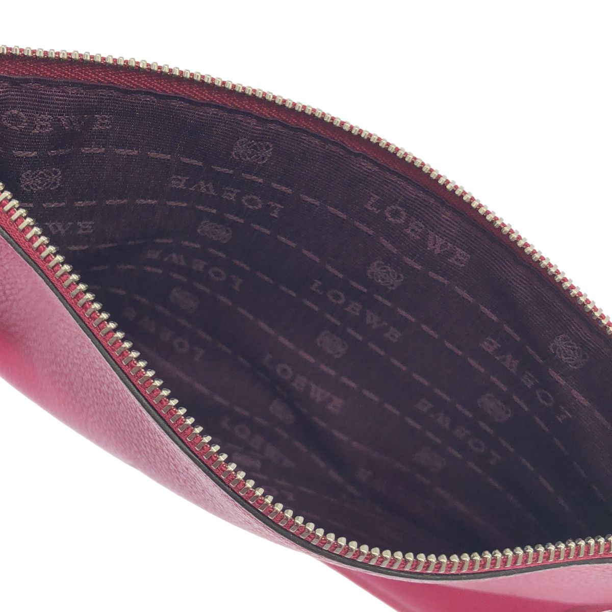 Loewe Leather Pouch Pink — view 6