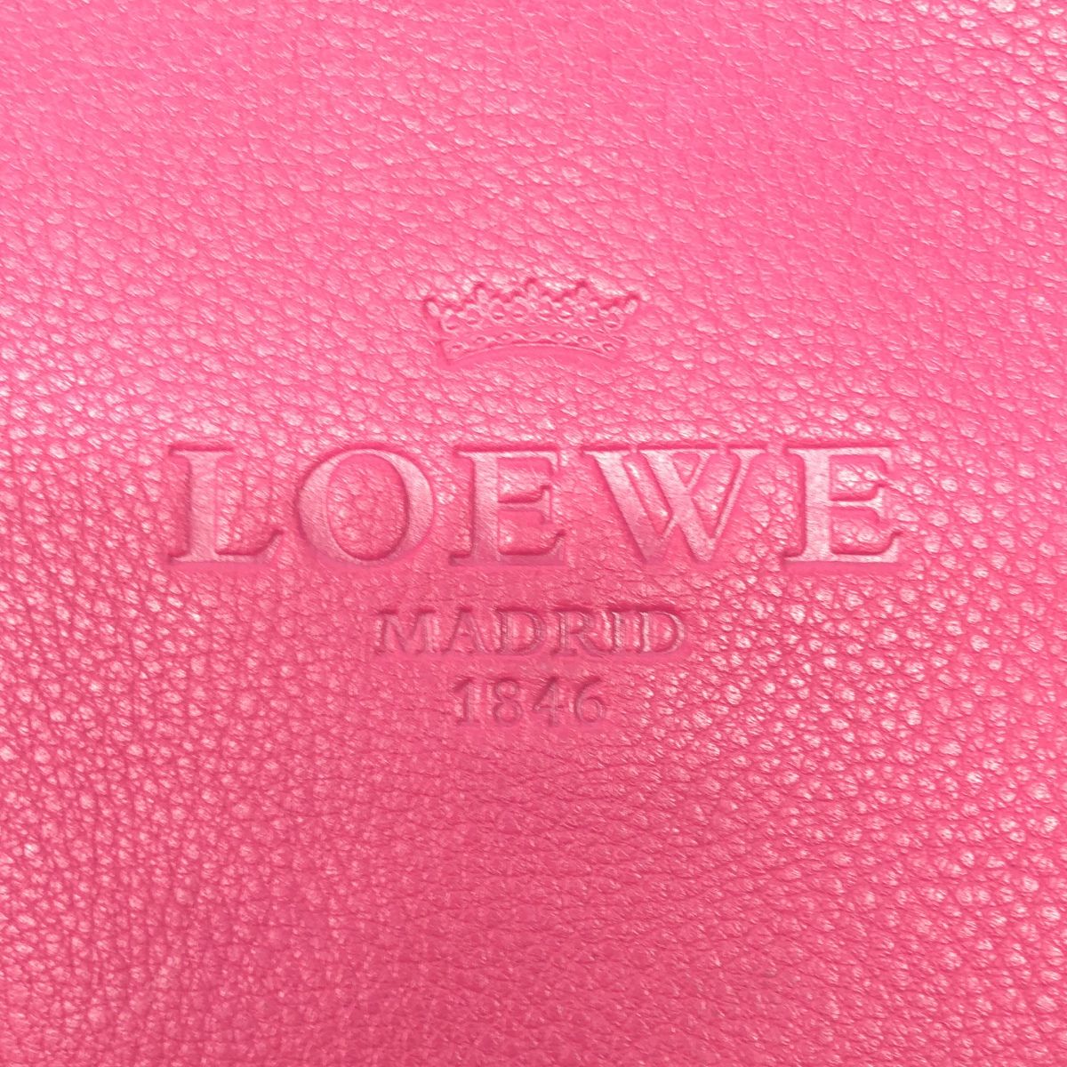 Loewe Leather Pouch Pink — view 5