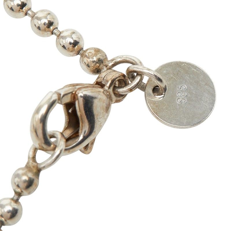 Tiffany & Co Heart Aro Chain Necklace Silver 18k Yellow Gold Combination — view 6