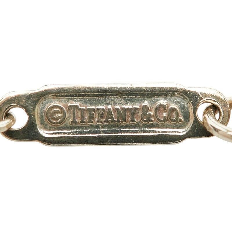 Tiffany & Co Interlocking Circle Necklace Silver Metal — view 5