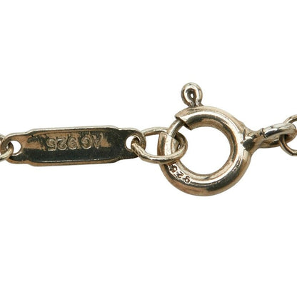 Tiffany & Co Interlocking Circle Necklace Silver Metal — view 4