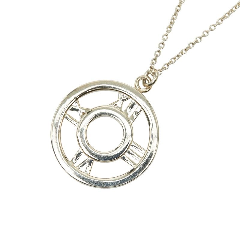 Tiffany & Co Atlas Round Necklace Silver