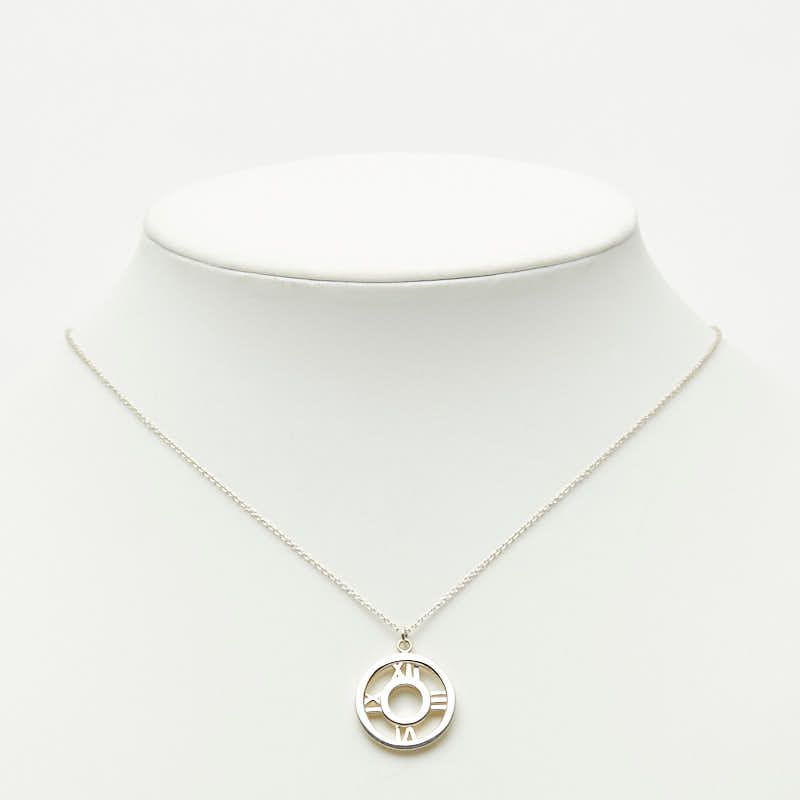 Tiffany & Co Atlas Round Necklace Silver — view 8