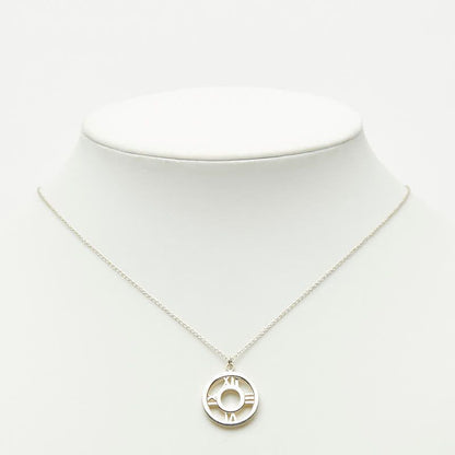 Tiffany & Co Atlas Round Necklace Silver — view 8