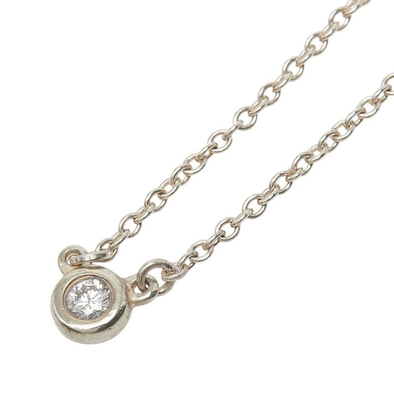 Tiffany & Co by the Yard Diamond Necklace Silver