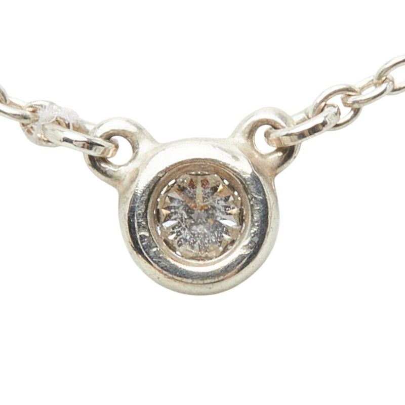 Tiffany & Co by the Yard Diamond Necklace Silver — view 3