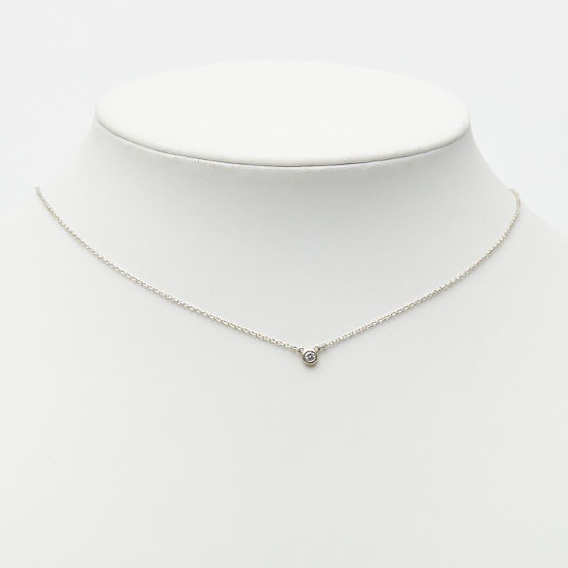Tiffany & Co by the Yard Diamond Necklace Silver — view 9
