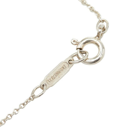 Tiffany & Co Heart Ribbon Necklace Silver 18k Yellow Gold Combination — view 5