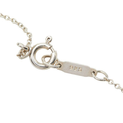 Tiffany & Co Heart Ribbon Necklace Silver 18k Yellow Gold Combination — view 6