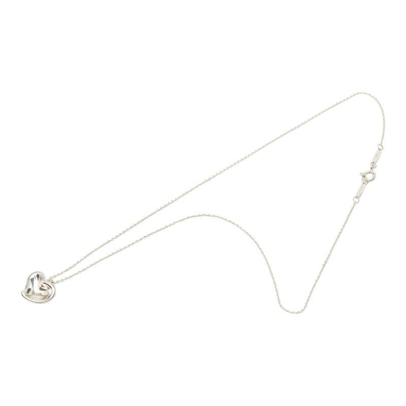 Tiffany & Co T Cube Heart Necklace Silver — view 9