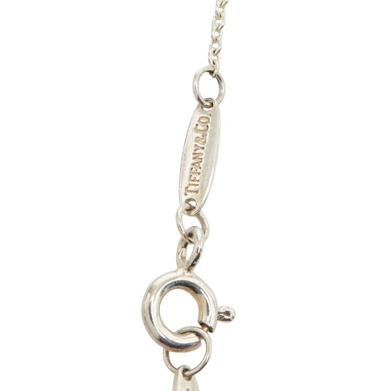Tiffany & Co T Cube Heart Necklace Silver — view 4