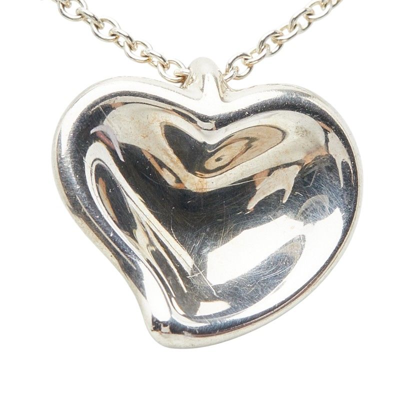 Tiffany & Co T Cube Heart Necklace Silver — view 2