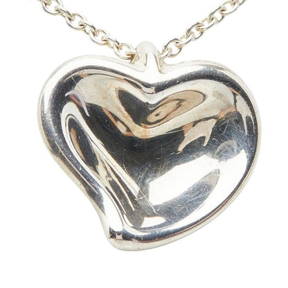 Tiffany & Co T Cube Heart Necklace Silver — view 2