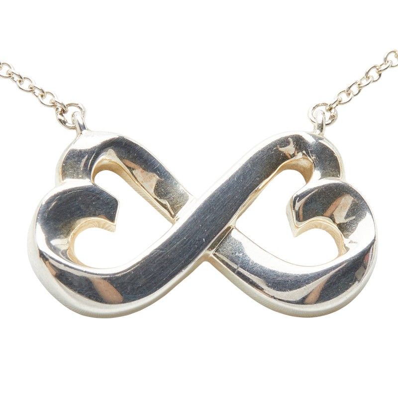 Tiffany & Co Double Loving Necklace Silver — view 2