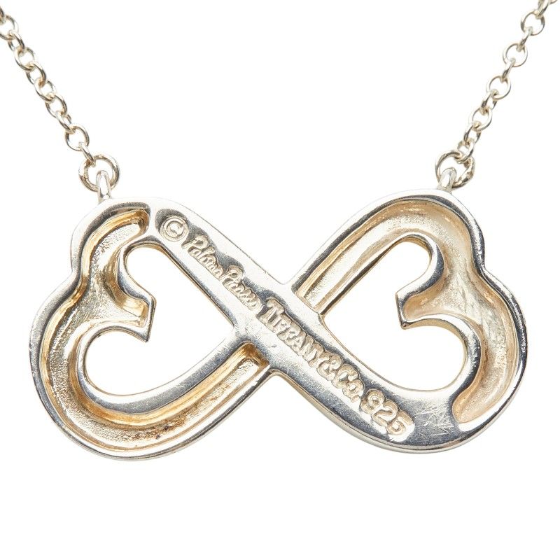 Tiffany & Co Double Loving Necklace Silver — view 3