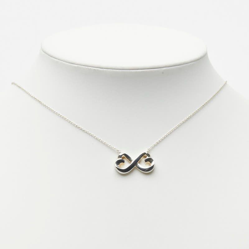Tiffany & Co Double Loving Necklace Silver — view 7
