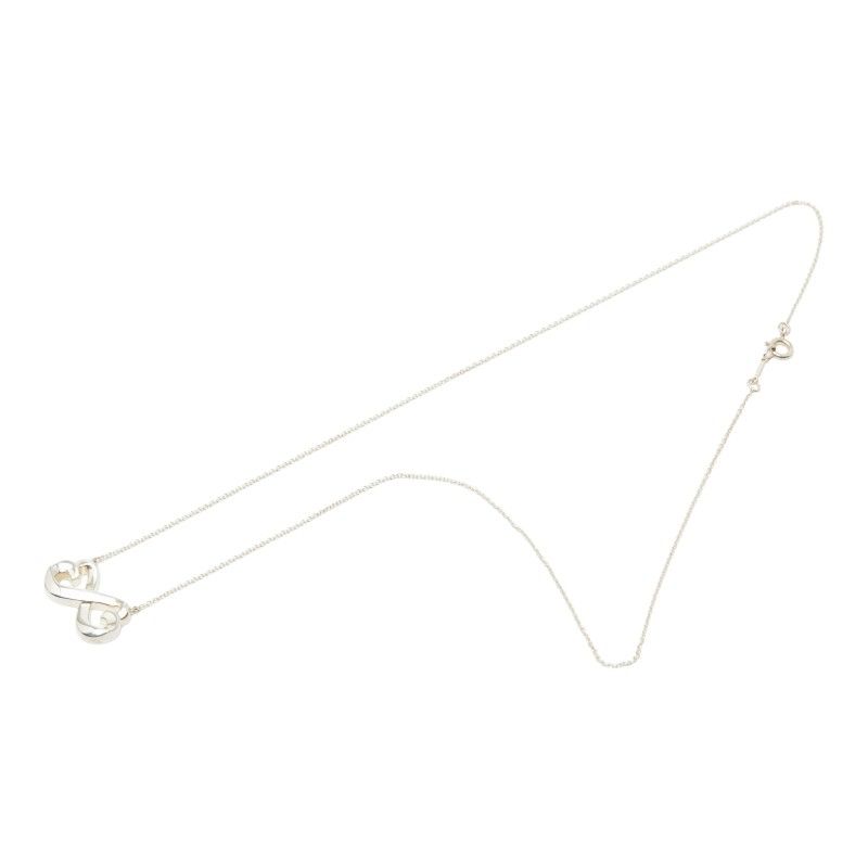 Tiffany & Co Double Loving Necklace Silver — view 4