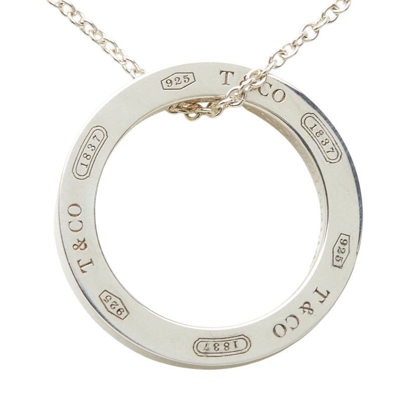 Tiffany & Co Circle Necklace Silver — view 3