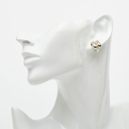 Tiffany & Co Twist Rope Silver Yellow Gold Combination 1 Earring — view 5
