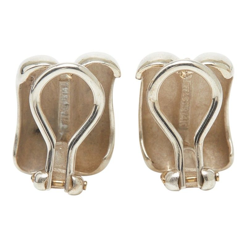 Tiffany & Co Twist Rope Silver Yellow Gold Combination 1 Earring — view 3