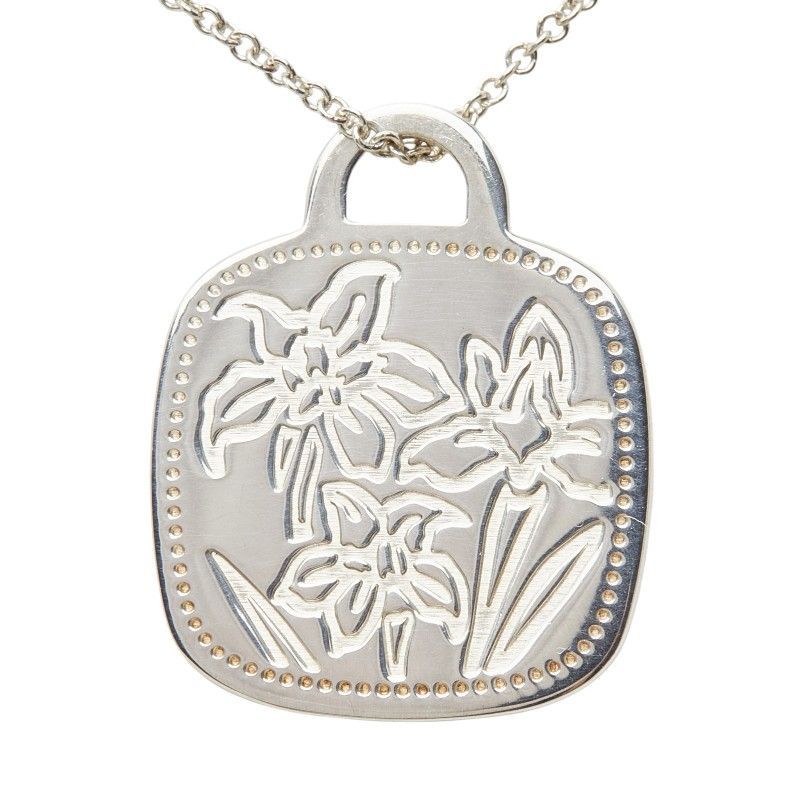 Tiffany & Co GO Marathon Spray Mom Necklace Silver — view 2