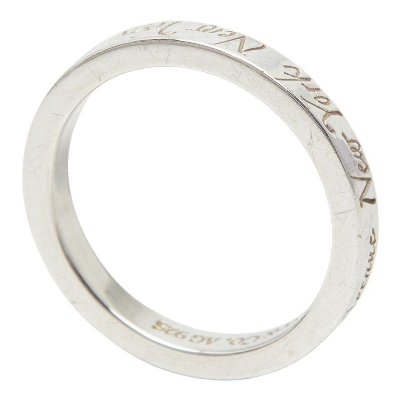 Tiffany & Co Notes Narrow New York Ring Silver — view 6
