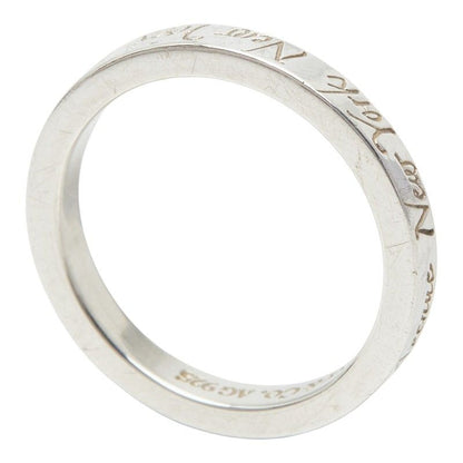 Tiffany & Co Notes Narrow New York Ring Silver — view 6