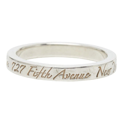 Tiffany & Co Notes Narrow New York Ring Silver — view 4