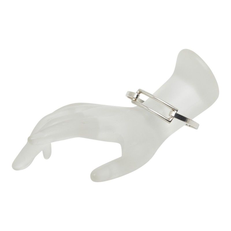 Tiffany & Co Open Rectangle Square Bracelet Bangle Silver — view 6