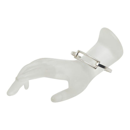 Tiffany & Co Open Rectangle Square Bracelet Bangle Silver — view 6